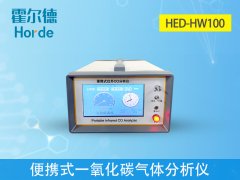 便攜式一氧化碳氣體分析儀，可同時檢測環境的溫濕度